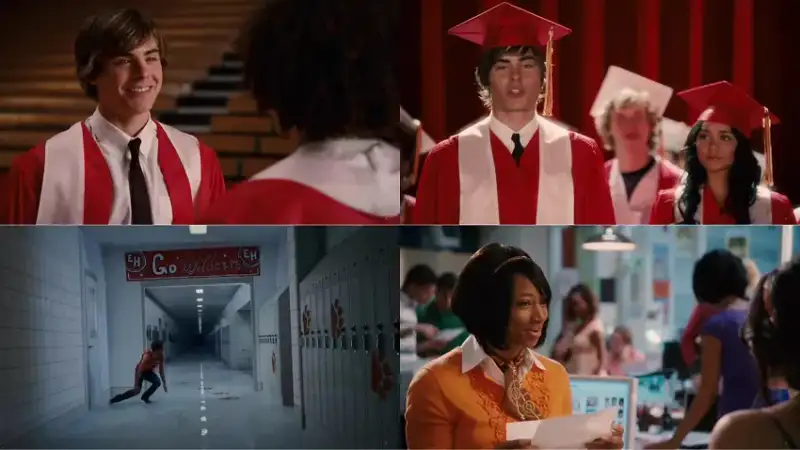 high , school , musical , 3: , senior , year , 2008 , hindi-english