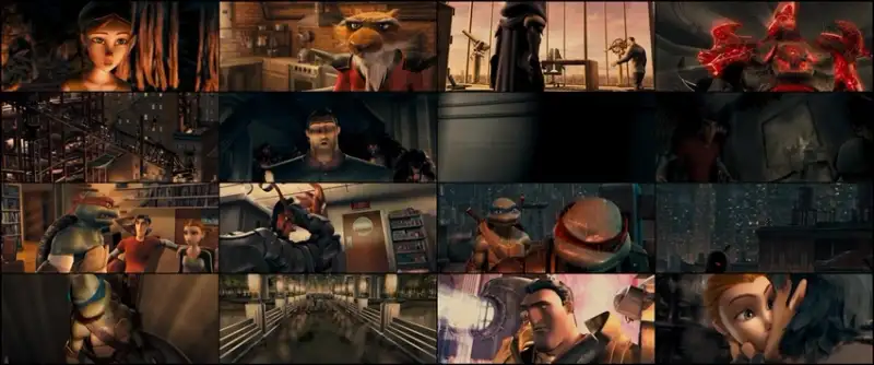 tmnt , 2007 , hindi-english