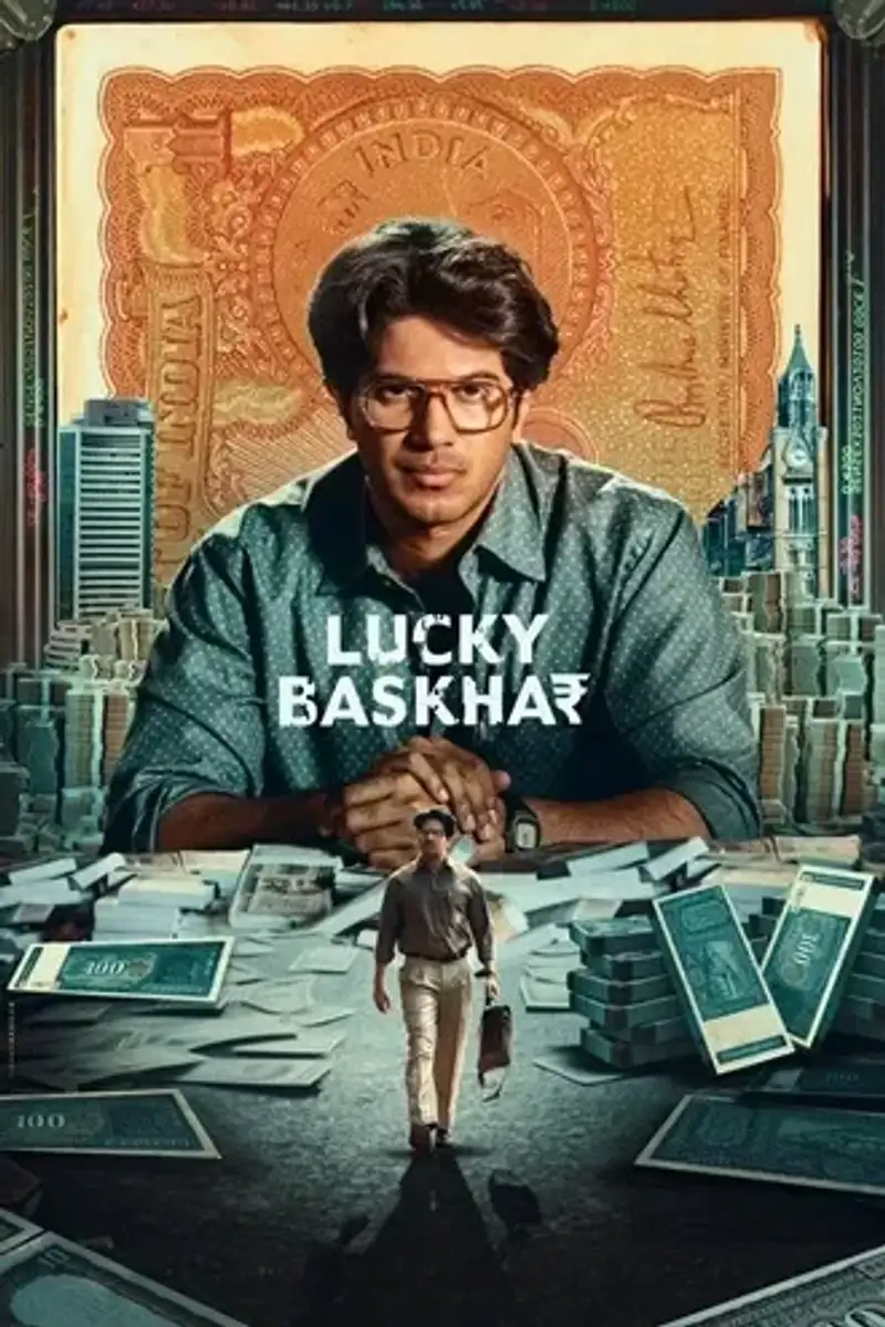Download Lucky Baskhar (2024) NetFlix WEB-DL ORG.Hindi DD5.1  Dual Audio Telugu DD5.1] UnCut Full Movie| 480p 720p 1080p